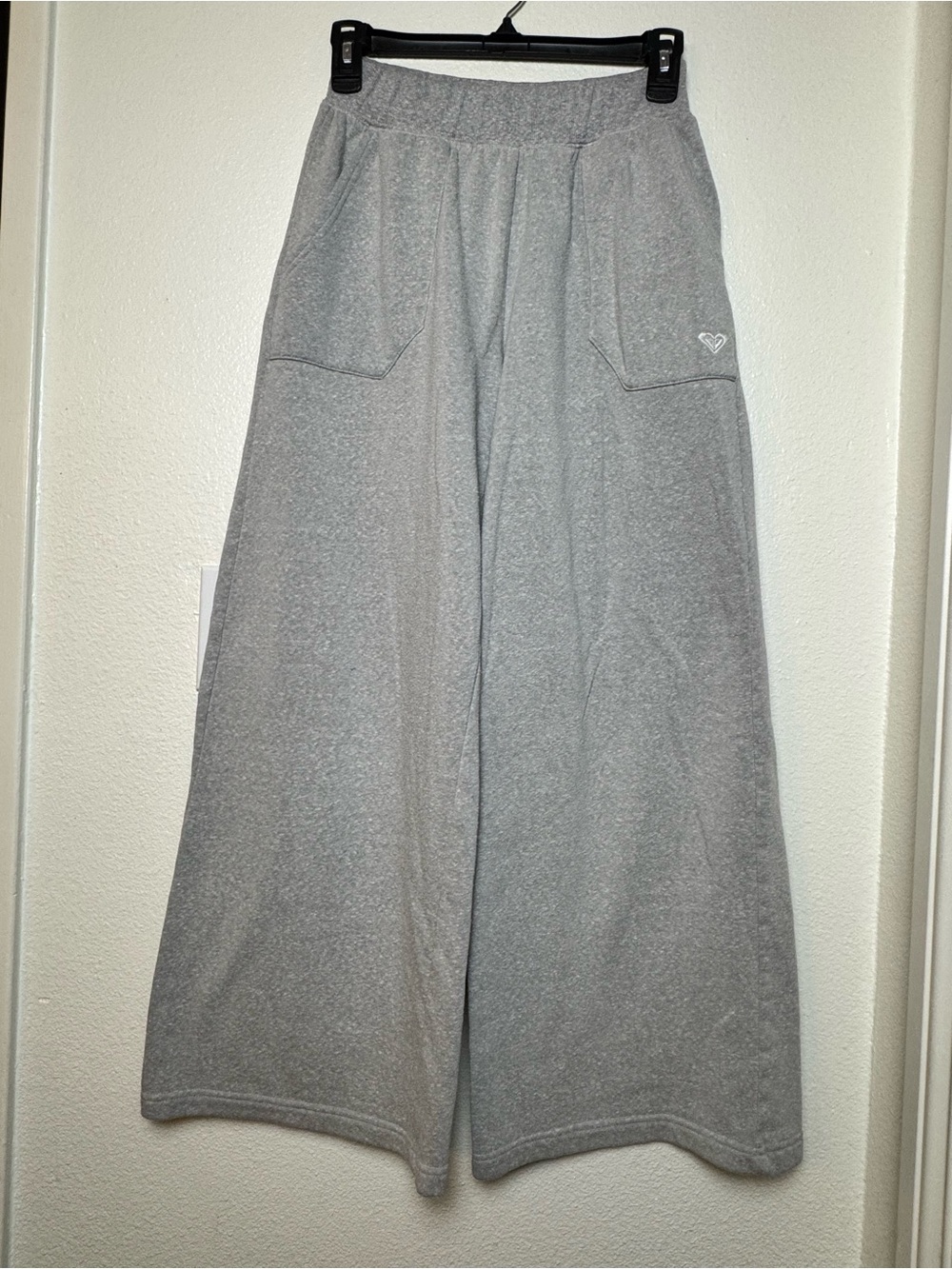 Roxy Gray Wide Leg Sweatpants M